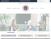 Tablet Screenshot of potteryavenue.com